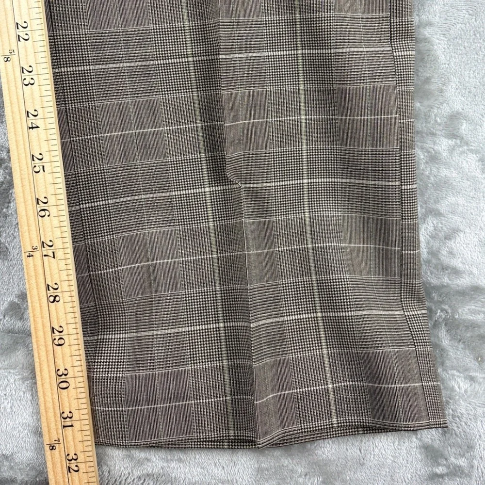 The Producer Express Design Studio Mens 32x32 Wool Blend Glen Plaid Dress Pants
